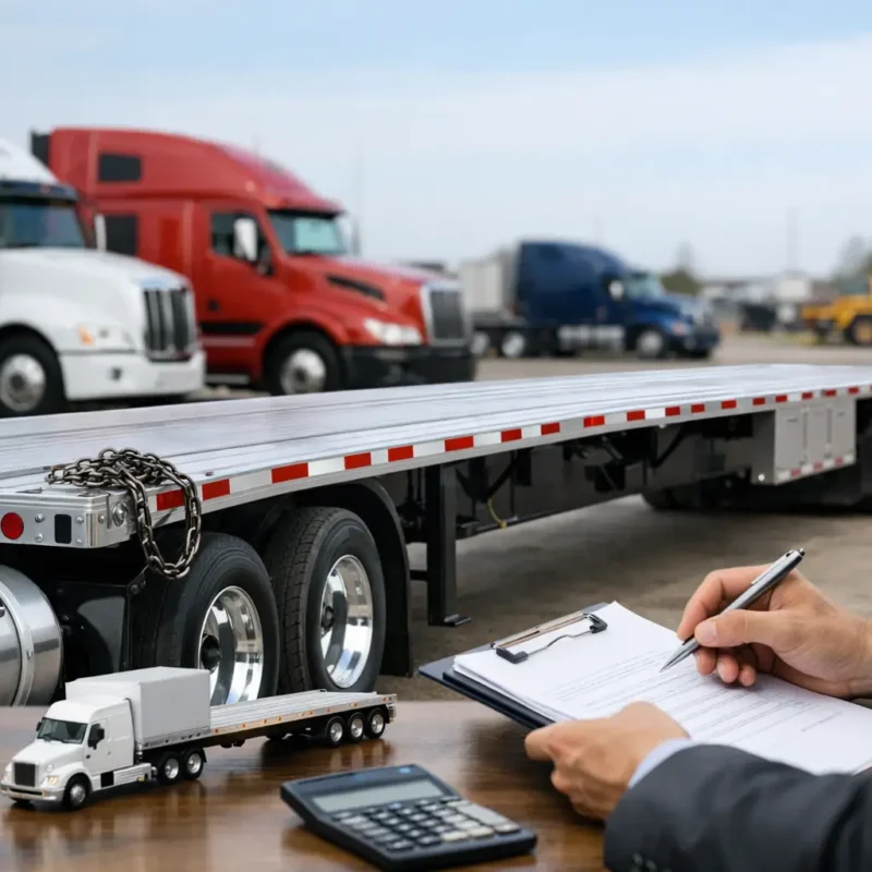 How to Finance Flatbed Trailers for Your Fleet