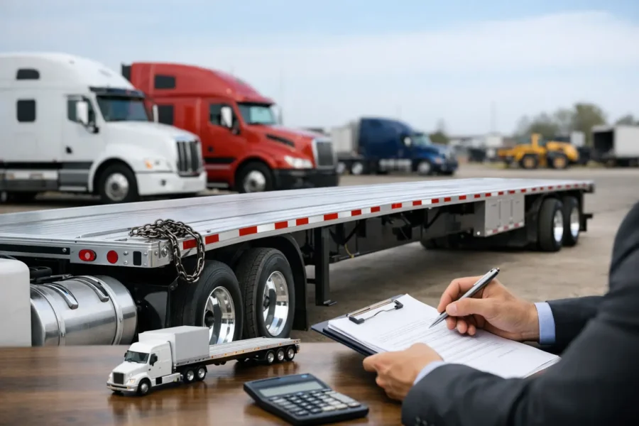 How to Finance Flatbed Trailers for Your Fleet